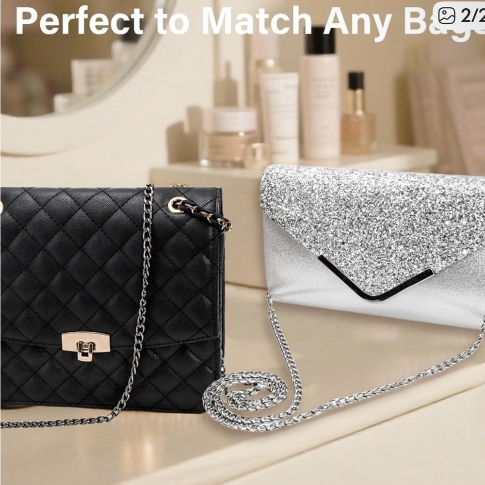‼️ RESERVED for @shari_ferrara‼️ Silver Crossbody Chain Strap 47” - Picture 2 of 2